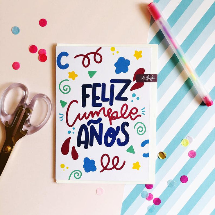 Feliz Cumple Años Greeting Card