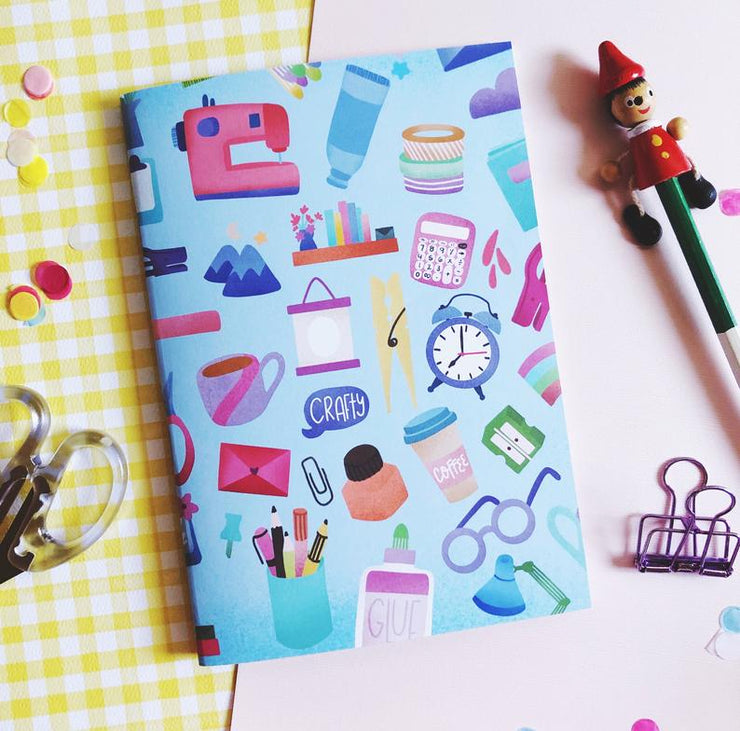 Crafty Colorful Notebook