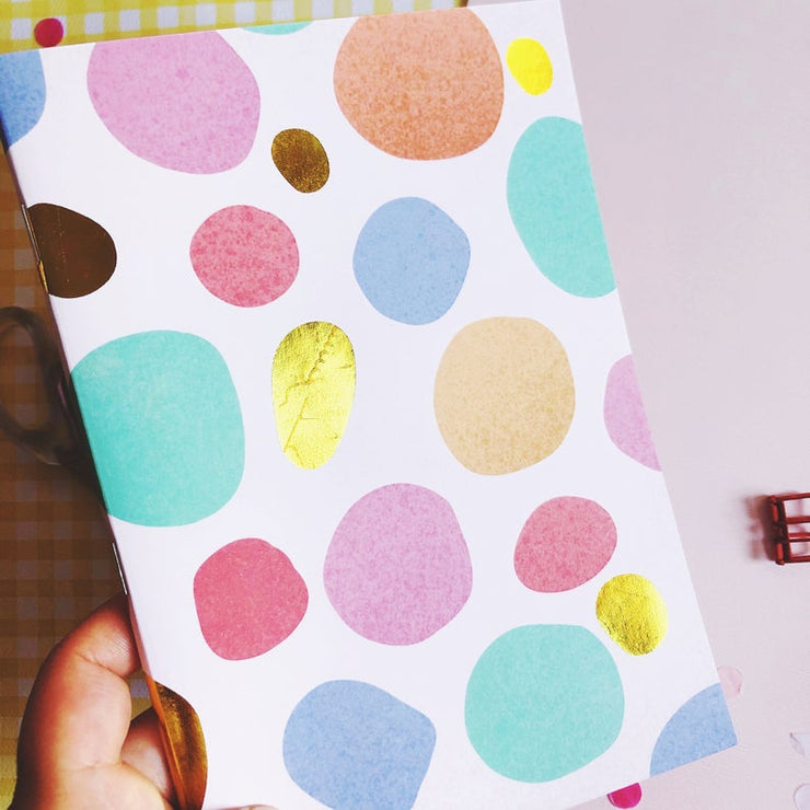 Pebbles Foil Notebook