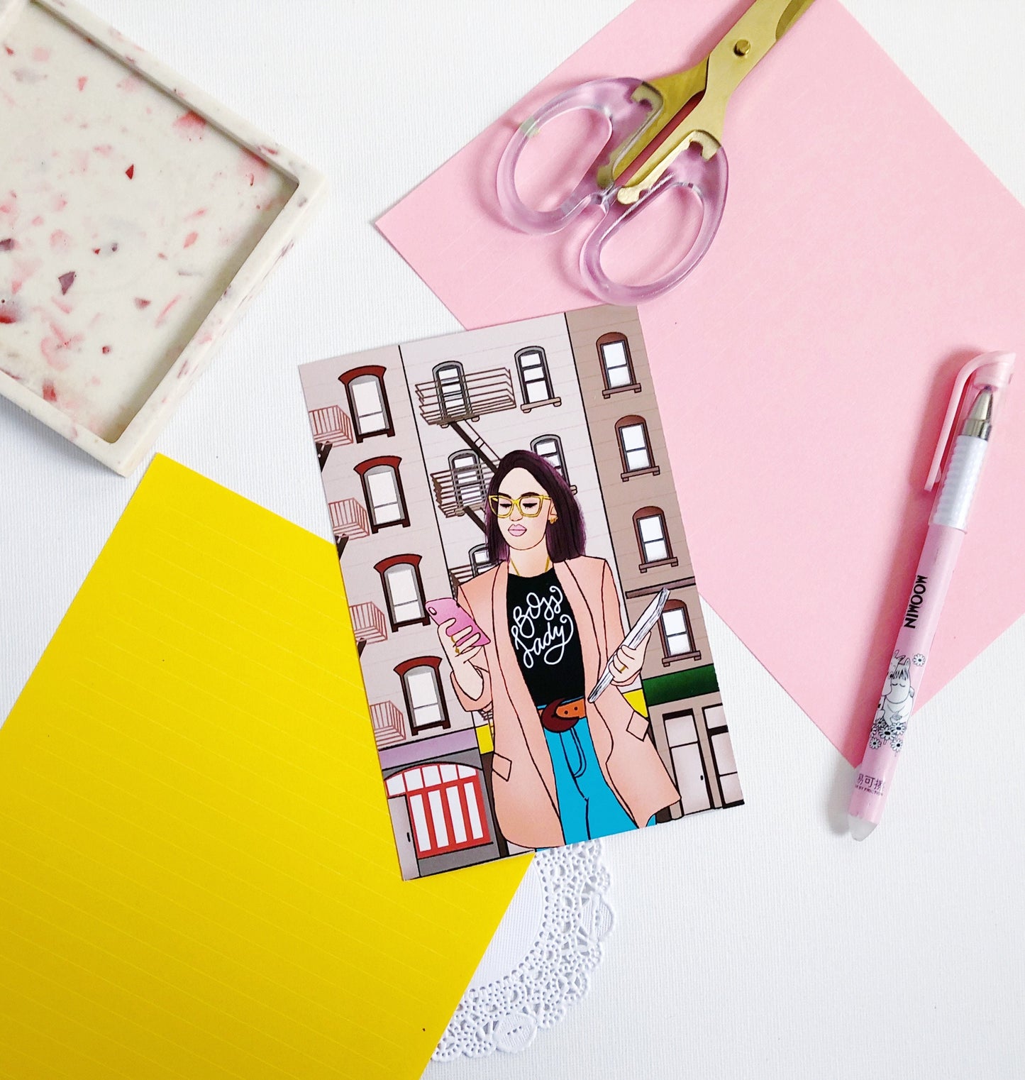 Lady Boss Art Print