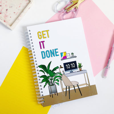 Get It Done Spiral Hard Cover Notebook
