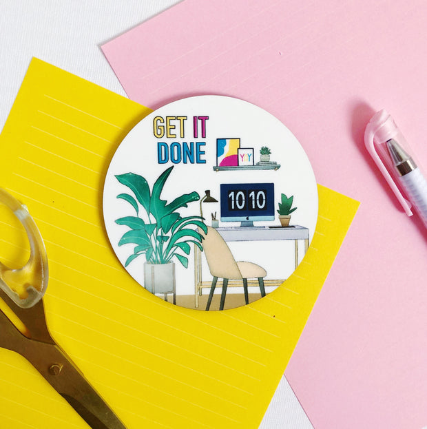 Get It Done Coaster