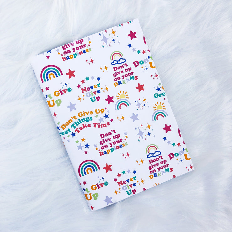 Don't Give Up Notebook
