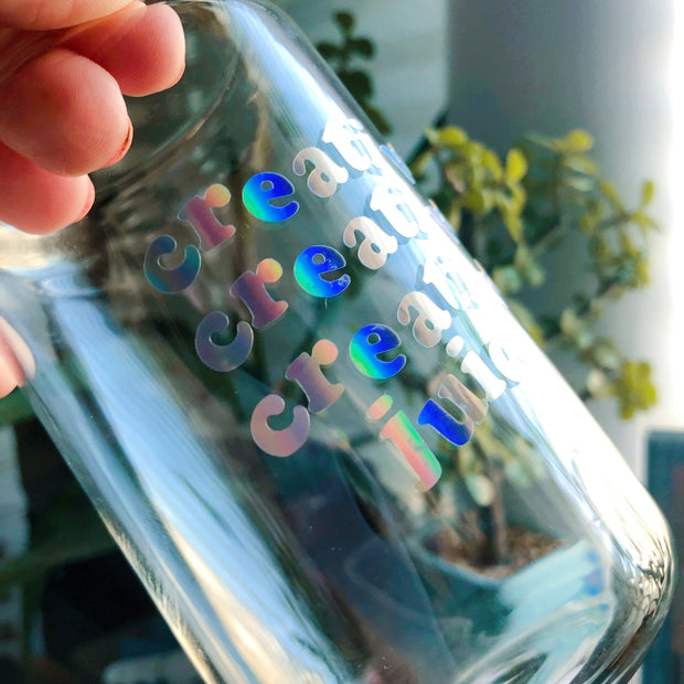Creative Juice Glass Can