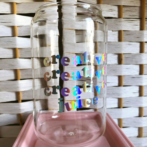 Creative Juice Glass Can