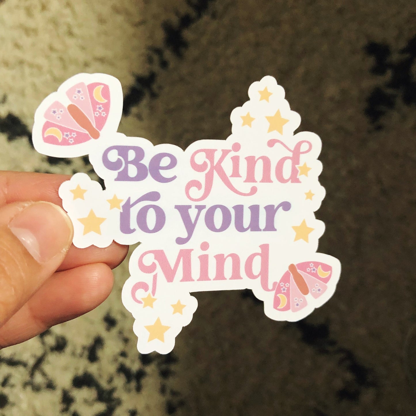 Be Kind to Your Mind Vinyl Sticker