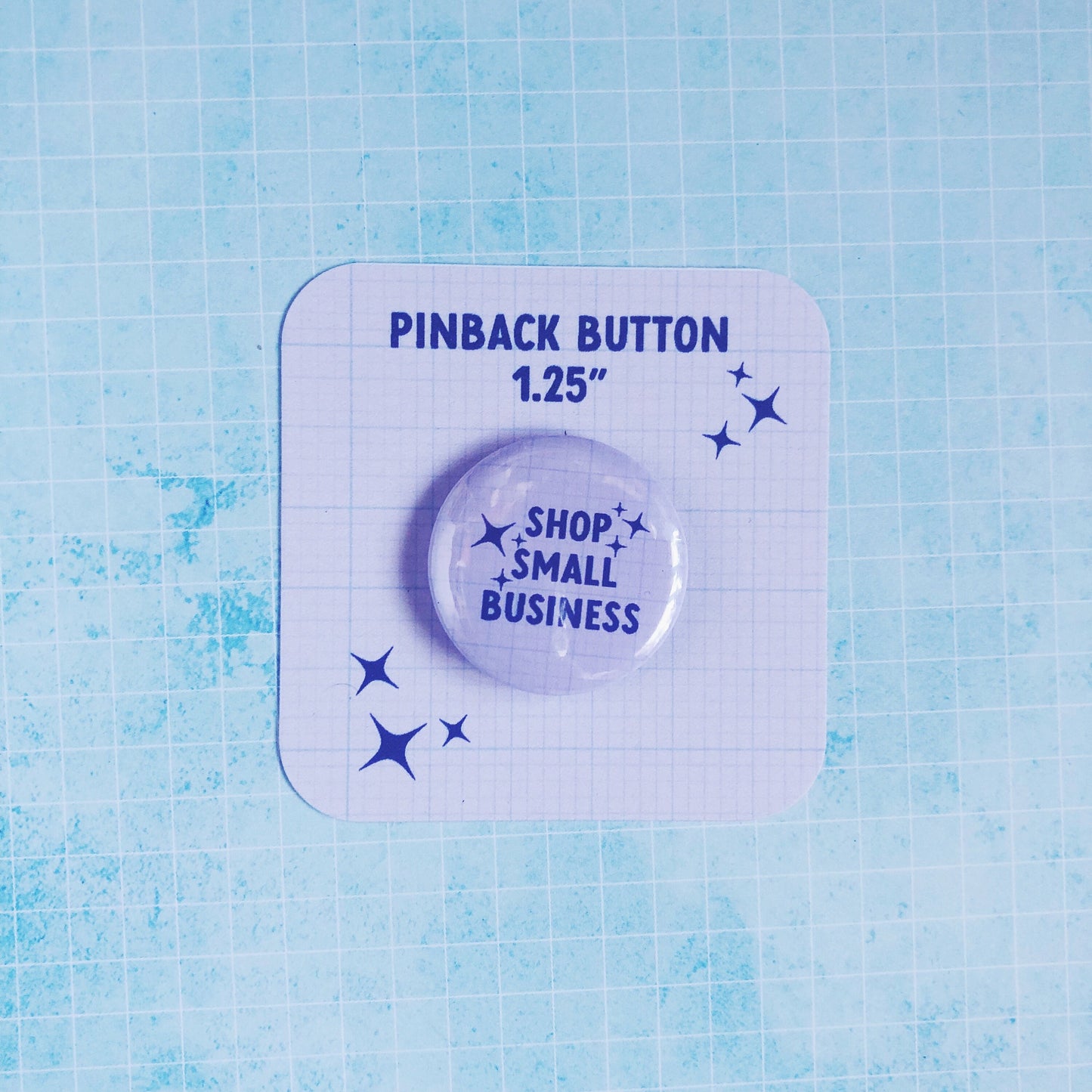 Shop Small Business Pin Button