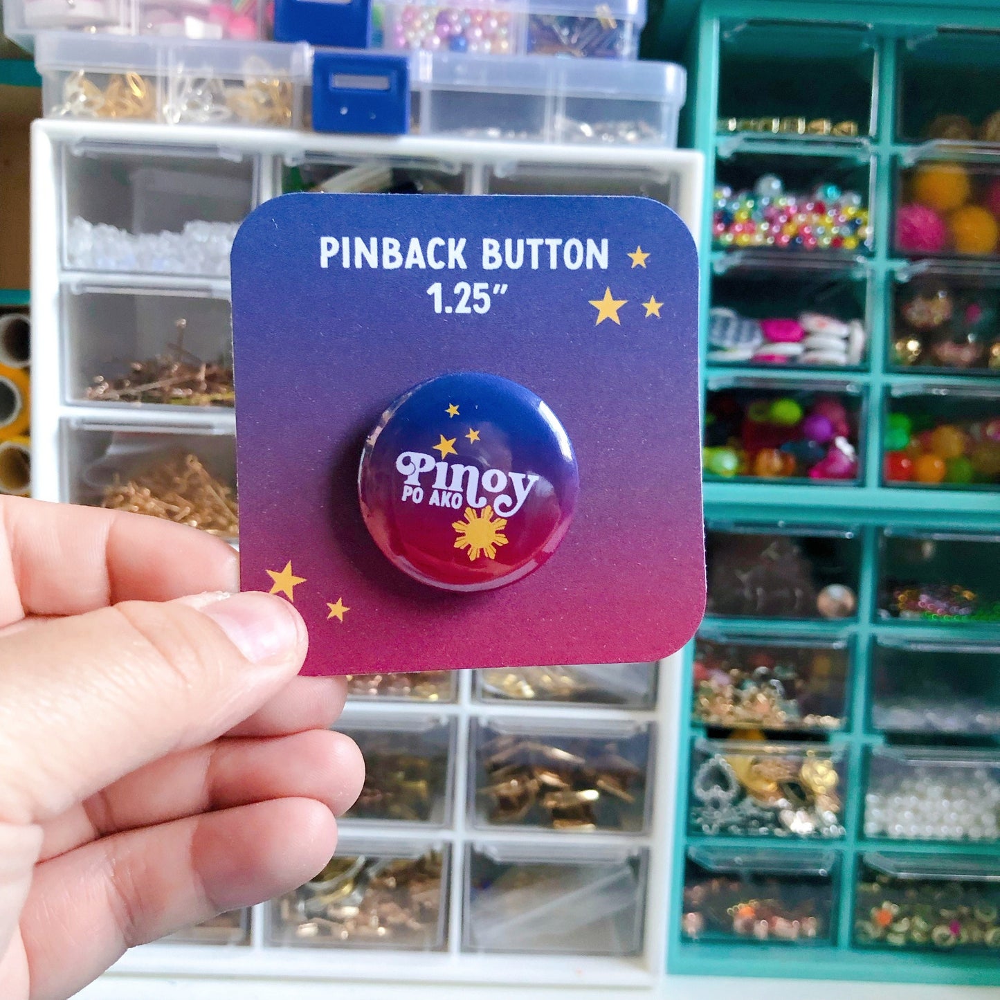 Pinoy Po Ako Pin Button
