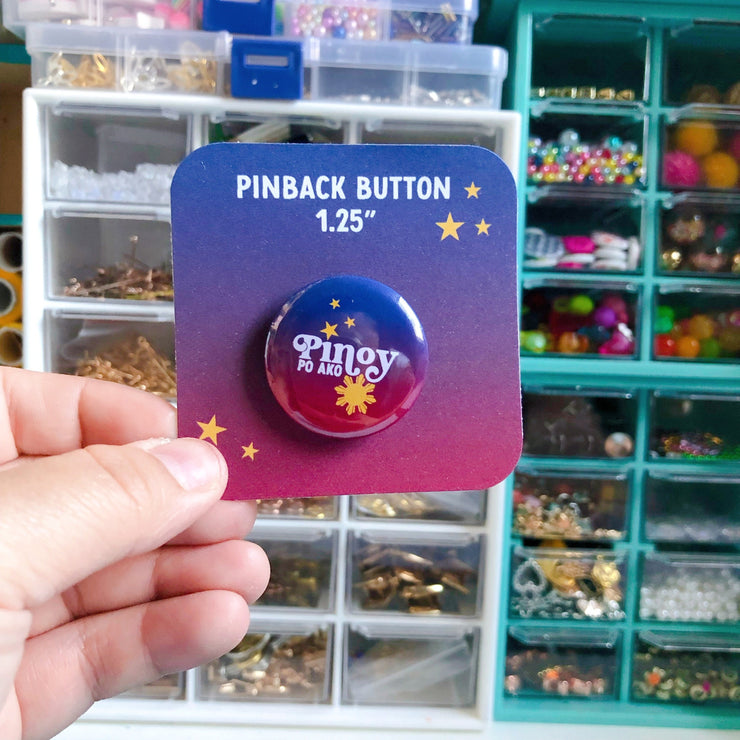 Pinoy Po Ako Pin Button