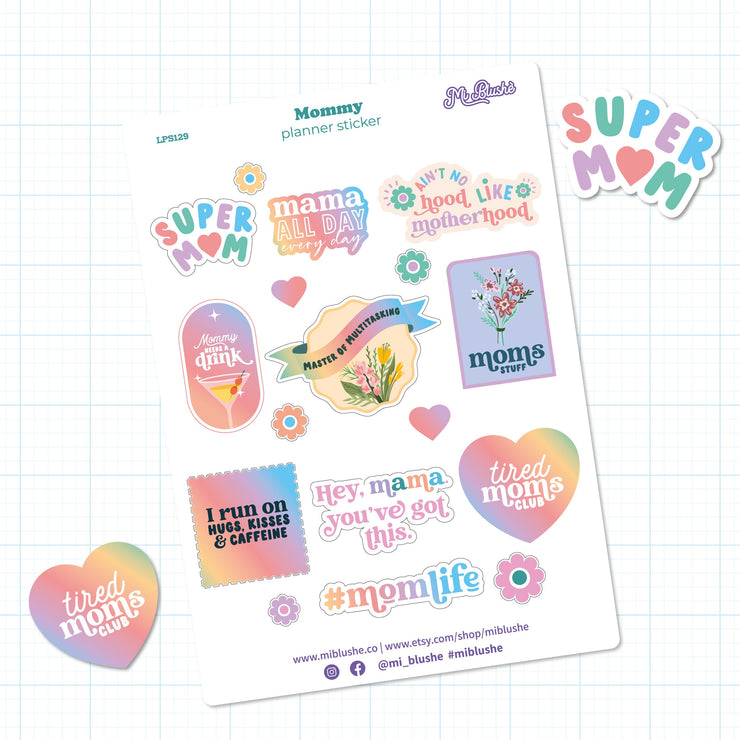 Mommy Planner Sticker