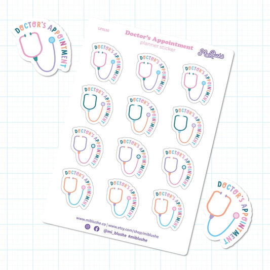 Doctor's Appointment Planner Sticker