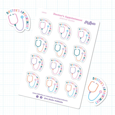 Doctor's Appointment Planner Sticker