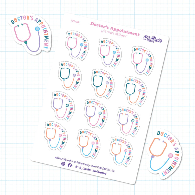 Doctor's Appointment Planner Sticker