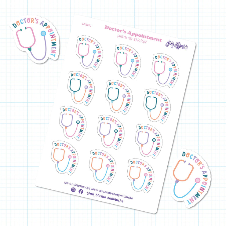 Doctor's Appointment Planner Sticker
