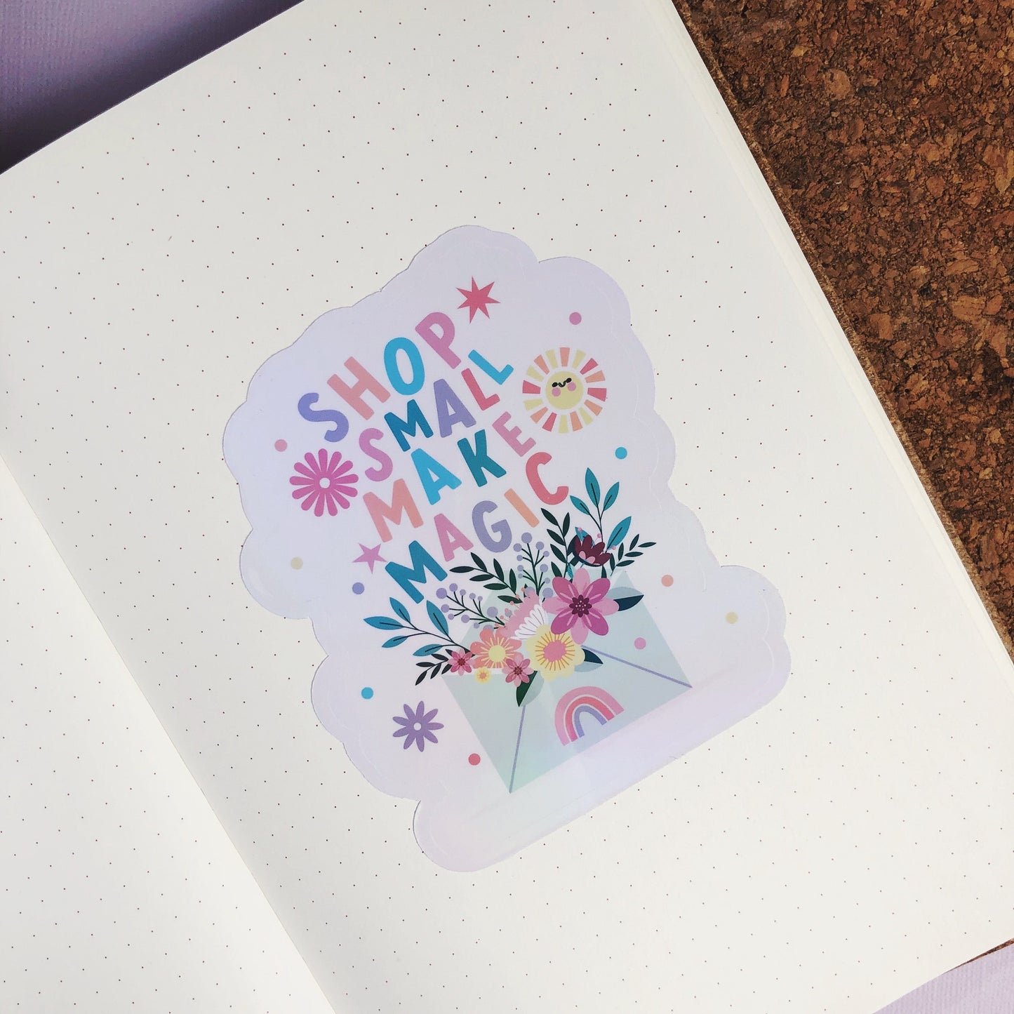 Shop Small Make Magic Holographic Sticker