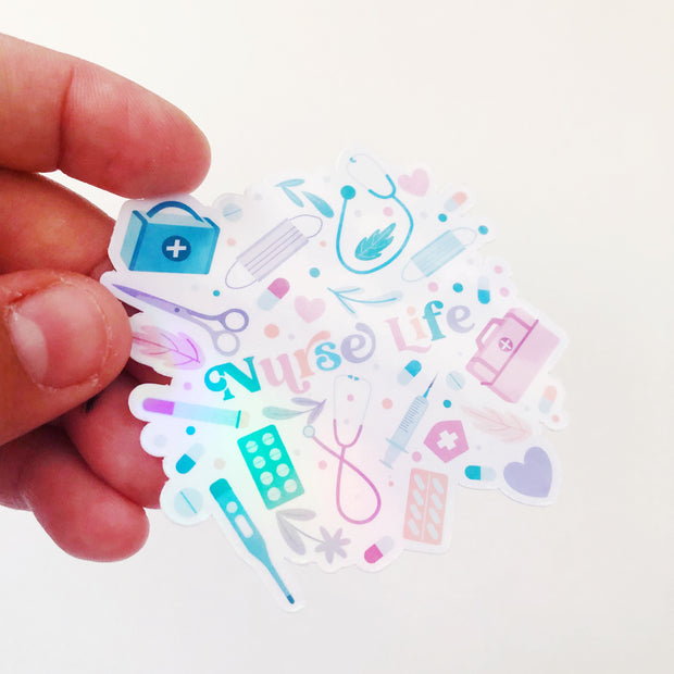 Nurse Life Vinyl Sticker