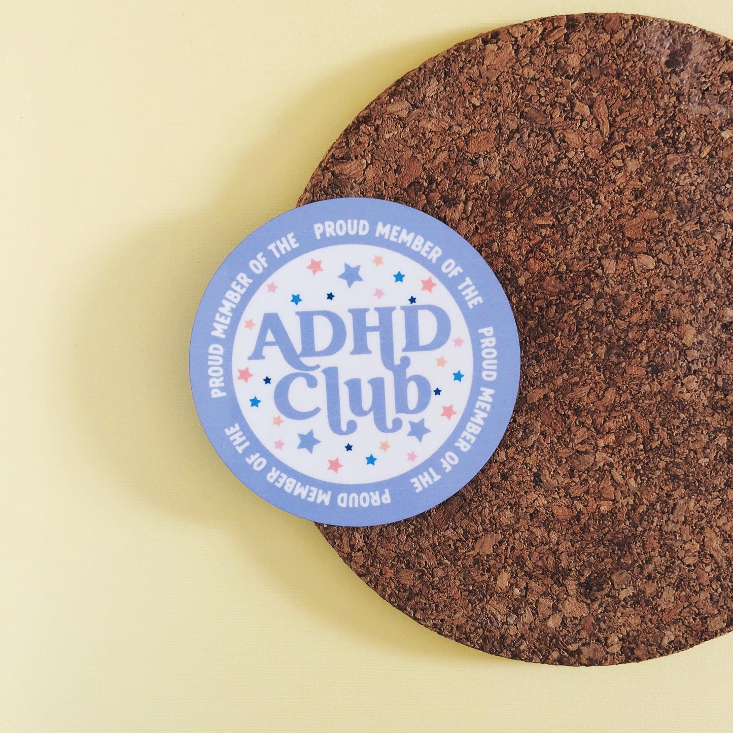 Proud Member of the ADHD Club Coaster
