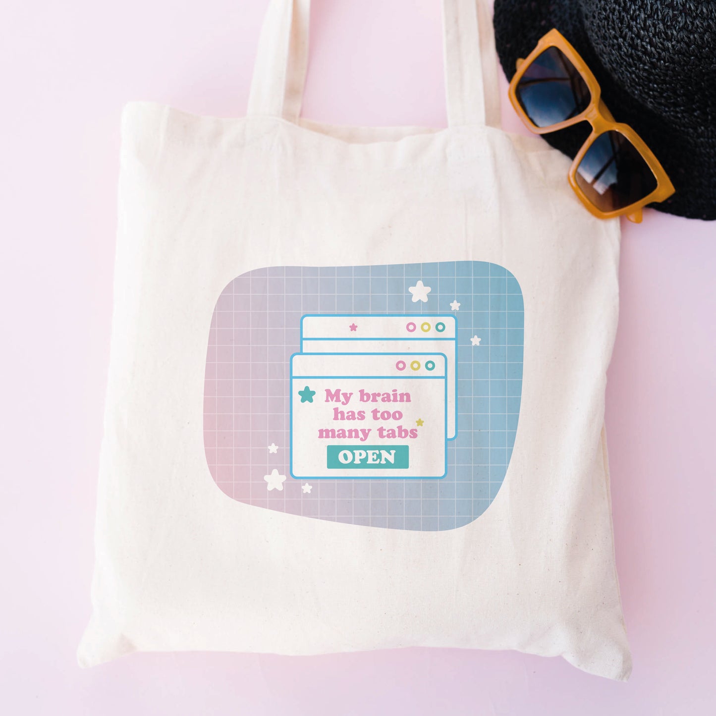 My Brain Has Too Many Tabs Open Tote Bag