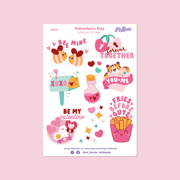 Valentine's Day Planner Sticker